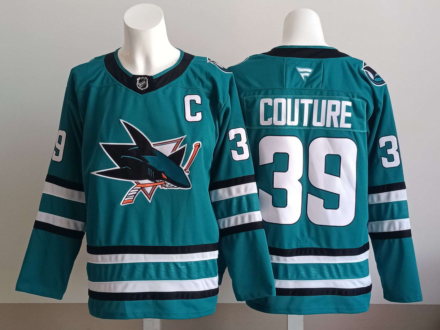 Men San Jose Sharks #39 Couture Green 2025 NHL Jersey style 001->san jose sharks->NHL Jersey